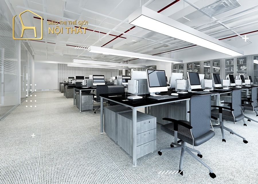 Lưu ý về nội thất văn phòng đẹp, hiện đại năm 2022 7 Thiết kế văn phòng đẹp, hiện đại với không gian 200m2