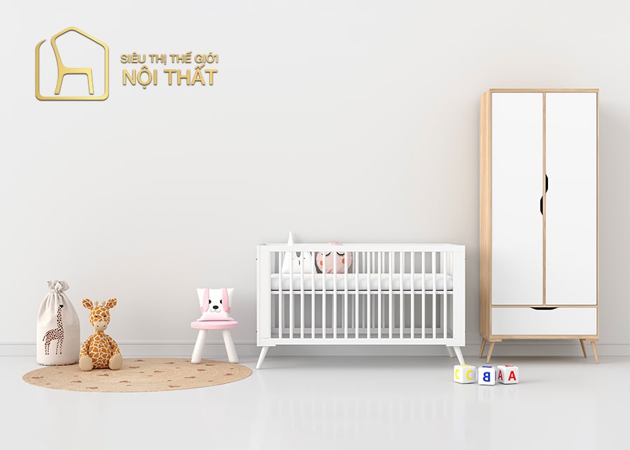 20 Mẫu thiết kế nội thất phòng ngủ bé gái dễ thương, đẹp mắt 5 Nội thất phòng ngủ cho bé gái sơ sinh