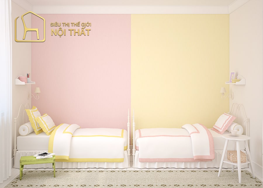 20 Mẫu thiết kế nội thất phòng ngủ bé gái dễ thương, đẹp mắt 25 Nội thất phòng ngủ cho bé gái sinh đôi