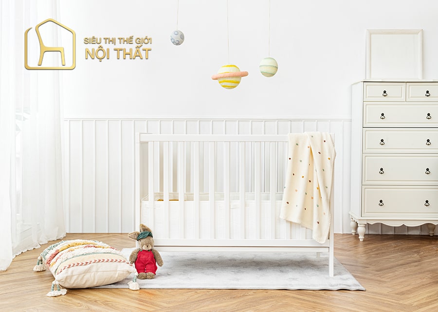 20 Mẫu thiết kế nội thất phòng ngủ bé gái dễ thương, đẹp mắt 6 Nội thất phòng ngủ cho bé gái sơ sinh