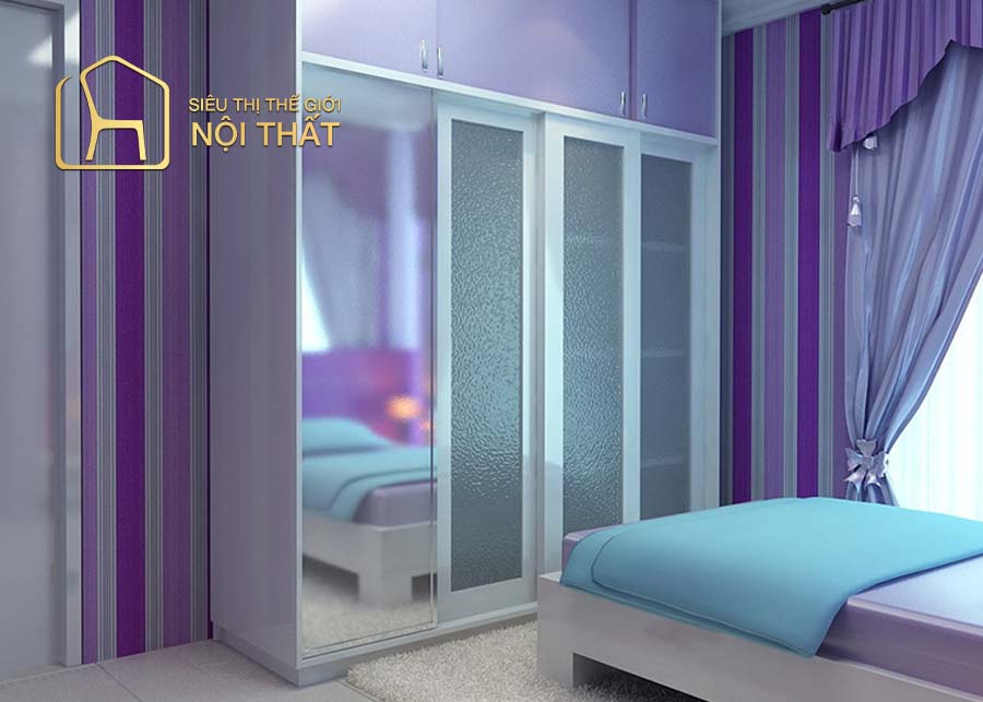 Tổng hợp mẫu thiết kế nội thất phòng ngủ Hàn Quốc mới nhất 12 Kiết thiết kế tủ âm tường cho không gian nội thất phòng ngủ Hàn Quốc
