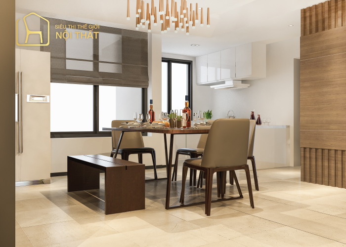 Gợi ý 10+ mẫu nội thất phòng khách bằng gỗ đẹp, sang trọng 22 Thiết kế phòng khách bằng gỗ công nghiệp