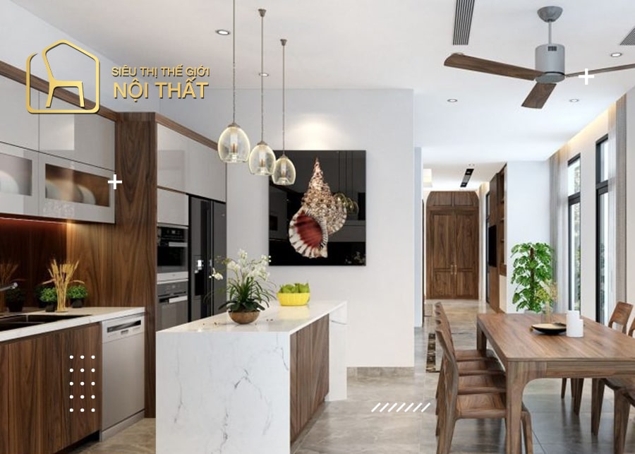 Nội thất bếp nhà ống - Xu hướng thiết kế đẹp 2022 19 Mẫu thiết kế nội thất bếp nhà ống 4m
