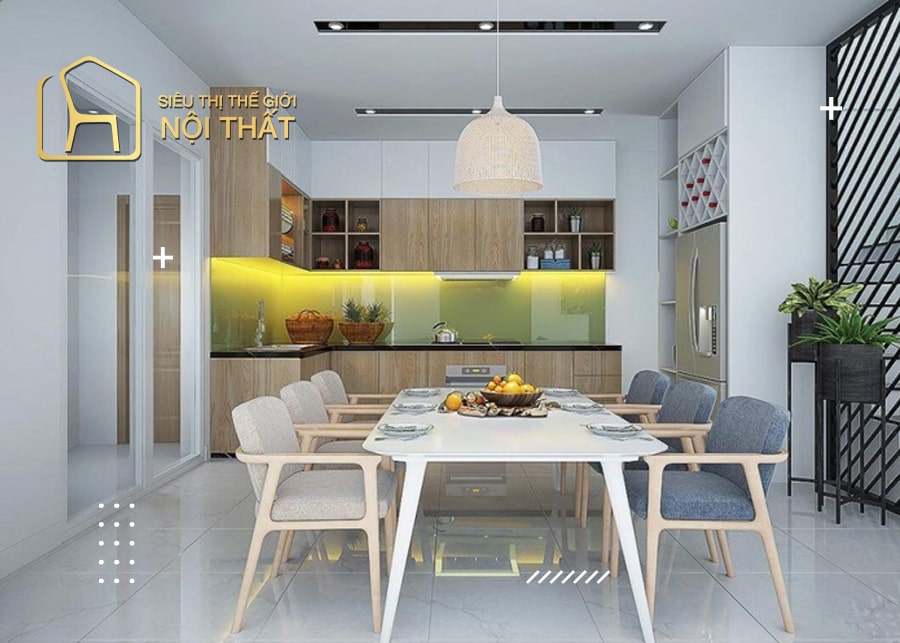 Nội thất bếp nhà ống - Xu hướng thiết kế đẹp 2022 21 Mẫu thiết kế nội thất bếp nhà ống 5m