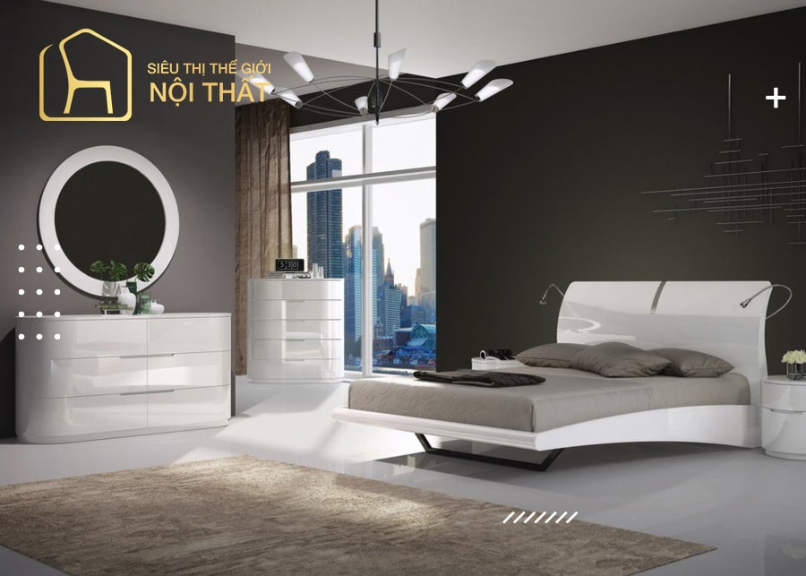 Tư vấn bô cục thiết kế nội thất phòng ngủ theo phong cách Châu Âu tiêu chuẩn