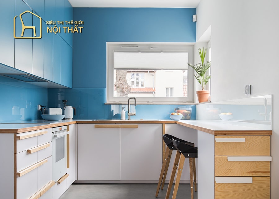 Top 20 mẫu thiết kế nội thất nhà bếp hình chữ U được ưu thích hiện nay 7 Mẫu thiết kế nội thất hình chữ U cho căn bếp nhỏ