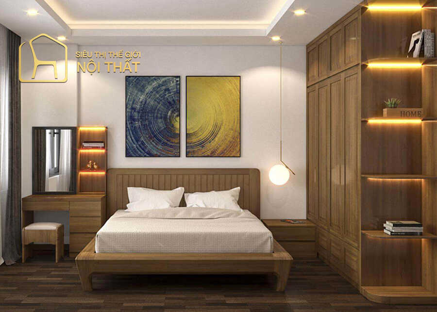 Lựa chọn nội thất phù hợp cho phòng ngủ nhà ống