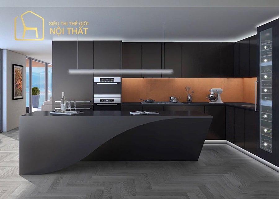 Top 20 mẫu thiết kế nội thất nhà bếp hình chữ L năm 2022 19 Mẫu thiết kế nội thất nhà bếp hình chữ L đơn giản