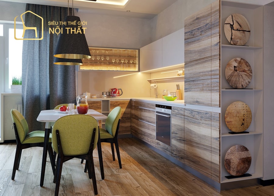 Top 20 mẫu thiết kế nội thất nhà bếp hình chữ L năm 2022 27 Mẫu thiết kế nội thất nhà bếp hình chứa L với tủ inox