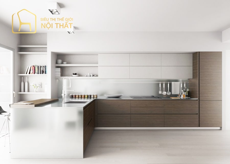 Top 20 mẫu thiết kế nội thất nhà bếp hình chữ L năm 2022 28 Thiết kế nội thất phòng ngủ từ 15m2 – 25m2