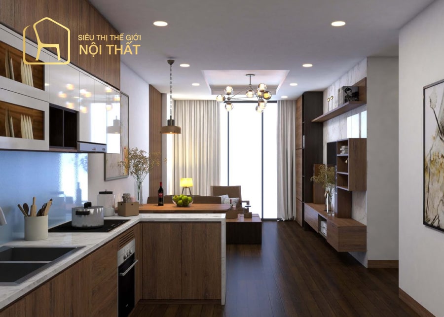 Top 20 mẫu thiết kế nội thất nhà bếp hình chữ L năm 2022 14 Mẫu thiết kế nội thất nhà bếp hình chữ L cho căn bếp nhỏ
