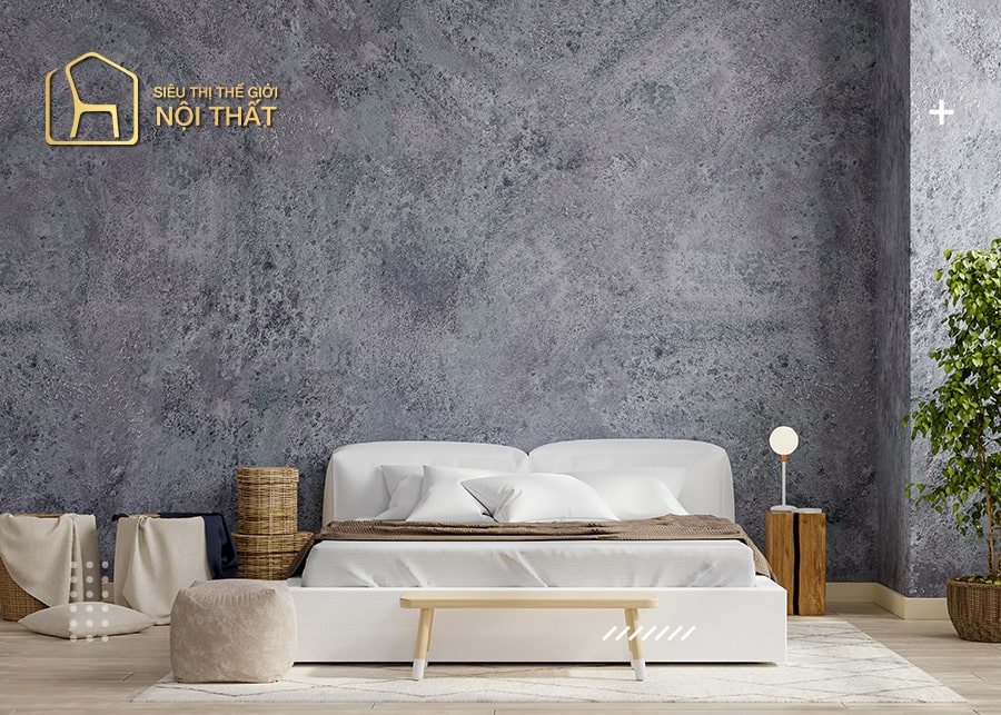 Thiết kế nội thất phòng ngủ giá rẻ sử dụng tông màu trung tính cho phòng ngủ mang phong cách hiện đại, tối giản