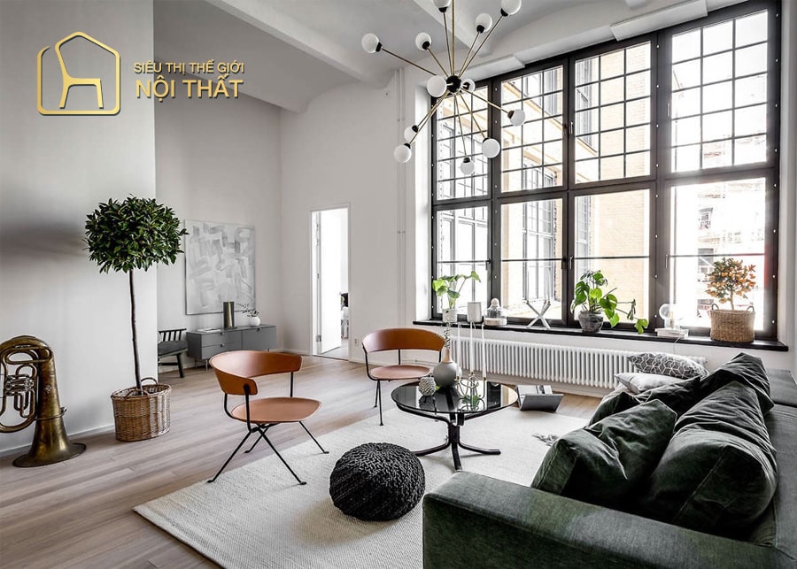 Tất tần tật về thiết kế nội thất chung cư 50m2 trên thị trường hiện nay 1 Thiết kế nội thất chung cư theo phong cách Bắc Âu ( Scandinavian)