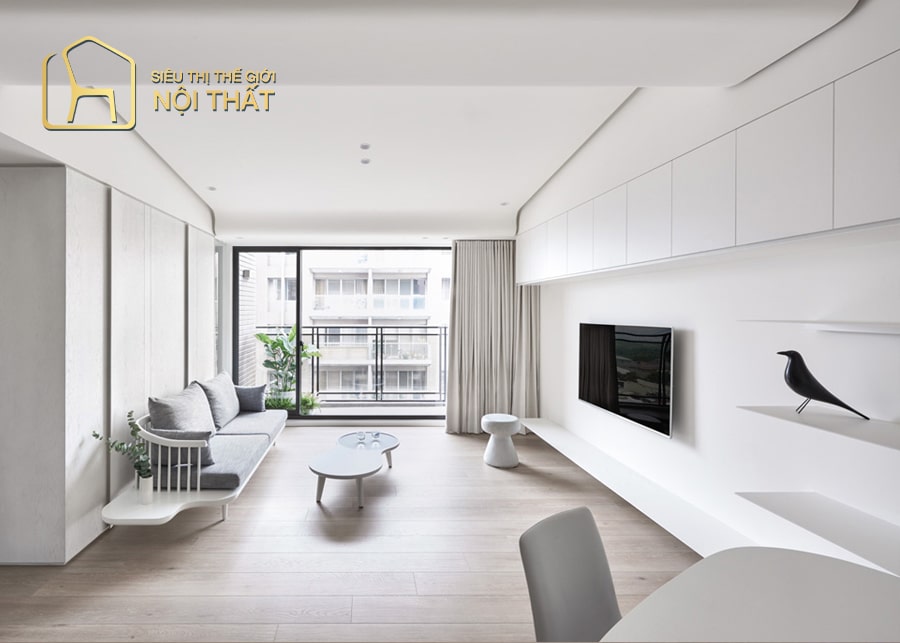 Tất tần tật về thiết kế nội thất chung cư 50m2 trên thị trường hiện nay 6 Thiết kế nội thất chung cư 50m2 theo phong cách tối giản (Minimalism)
