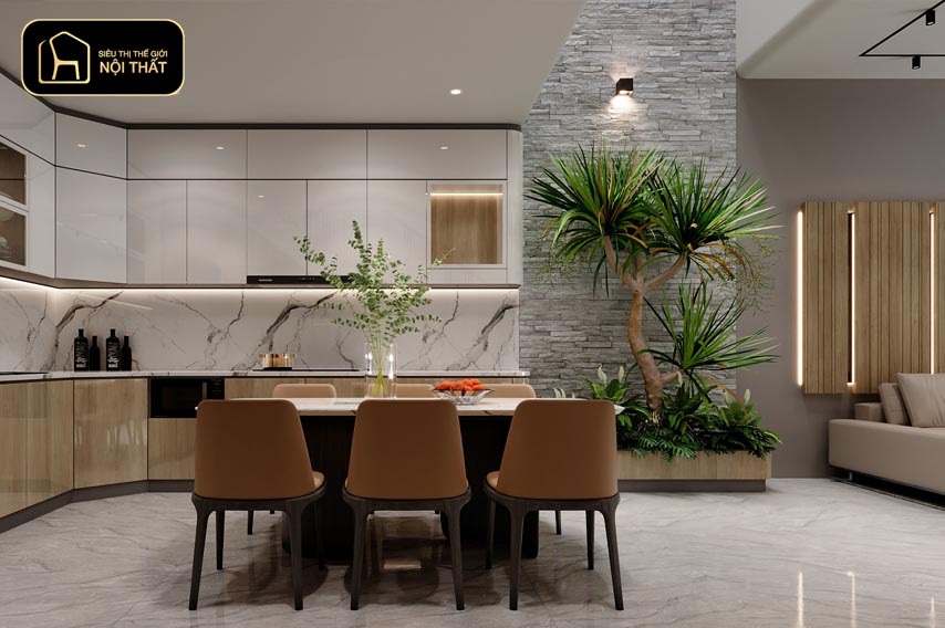 Top 20 mẫu thiết kế nội thất nhà bếp hình chữ L năm 2025