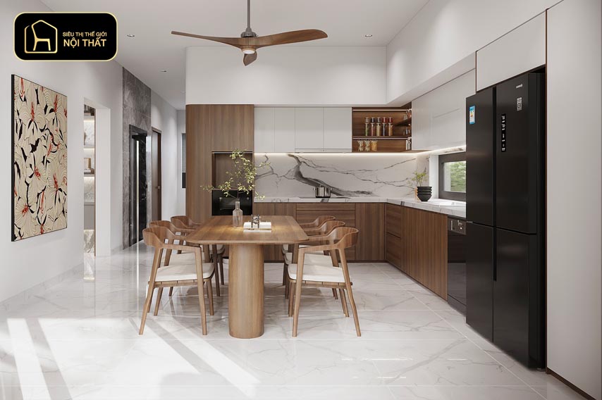 Top 20 mẫu thiết kế nội thất nhà bếp hình chữ L năm 2025