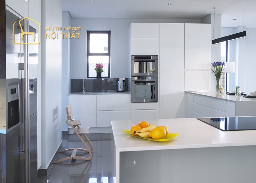 Các loại tủ bếp nhựa phổ biến, đẹp mắt cho nhà bếp của bạn 13 Mẫu tủ bếp thể hiện đẳng cấp gia chủ khi thiết kế tủ bếp nhựa Acrylic