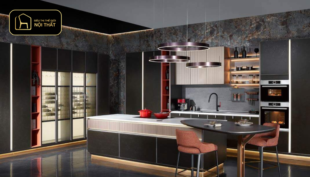 Tủ bếp Phong cách Luxury