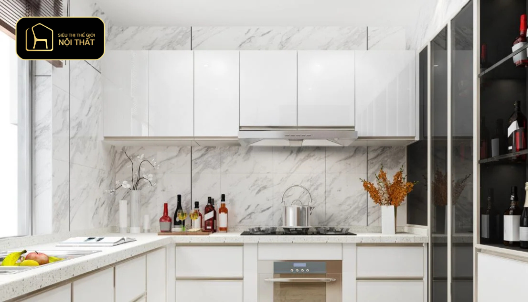 Tủ Bếp Nhôm Chữ L