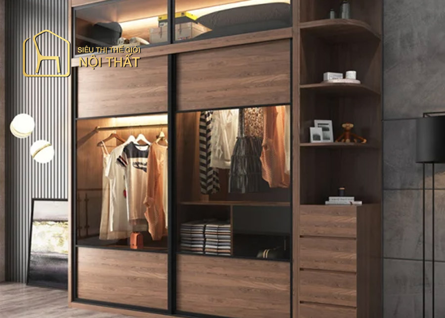 Top 12 mẫu tủ quần áo Hàn Quốc không thể bỏ lỡ trong kiến trúc nội thất 11 Tủ quần áo Hàn Quốc gam màu trung tính bằng gỗ tự nhiên cao cấp