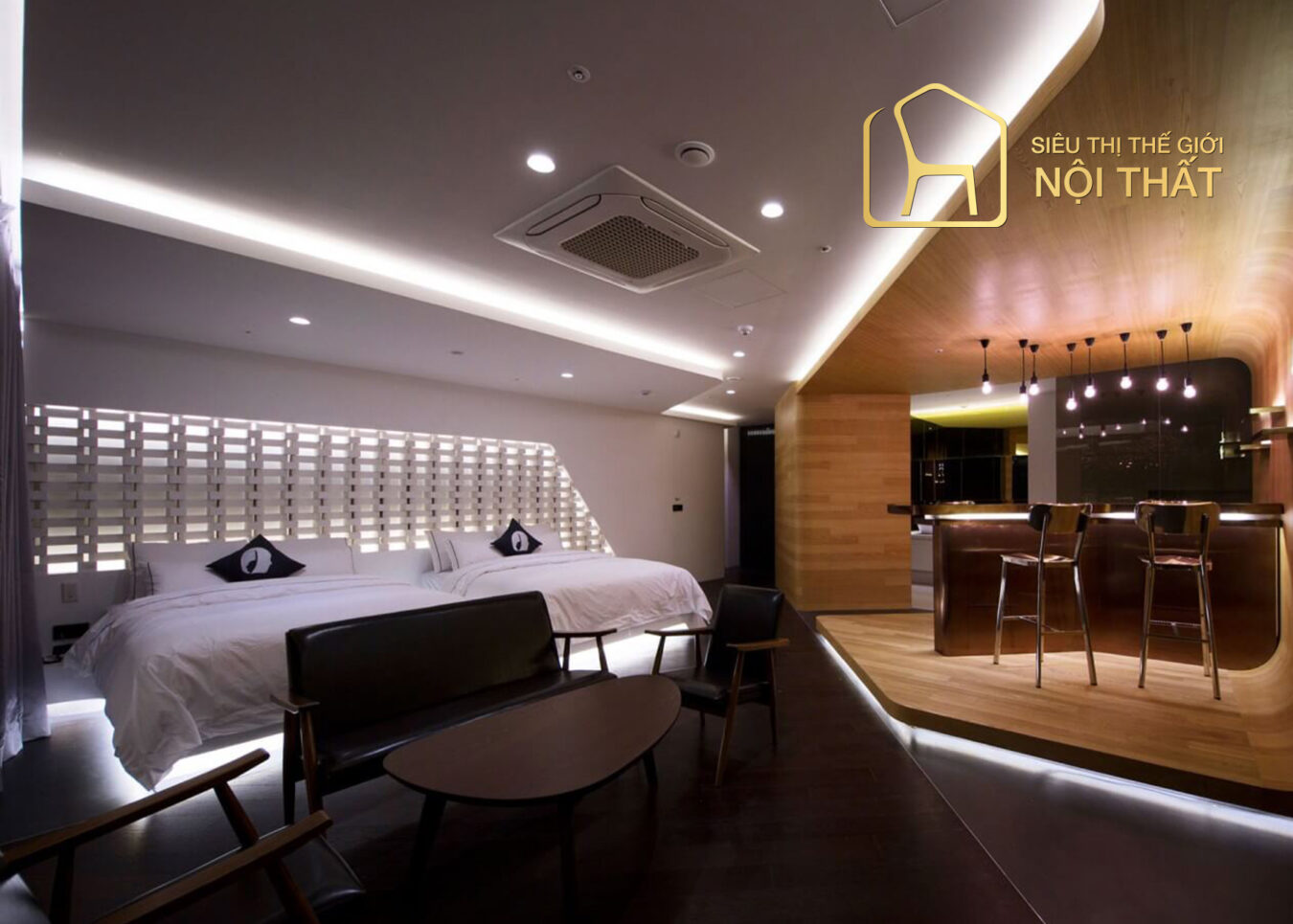 phong cách thiết kế nội thất Hàn Quốc không quá cầu kỳ, nó hướng đến sự đơn giản