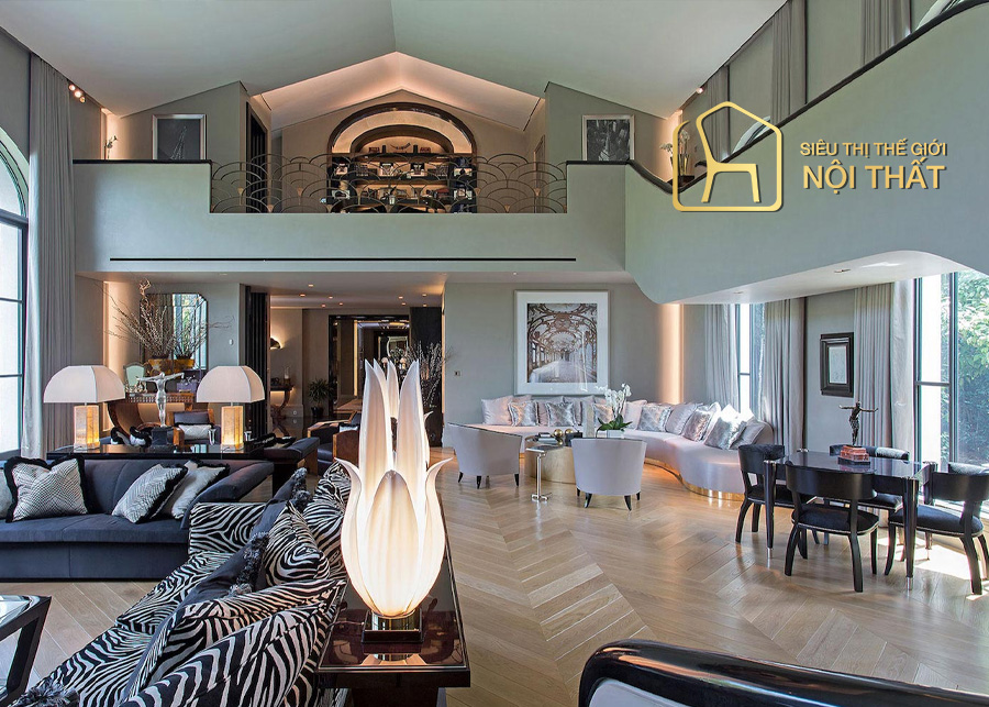 Mọi thứ A - Z về phong cách nội thất Art Deco trong thiết kế nội thất 27 phong cách thiết kế Art Deco cho phòng khách có không gian hơn 50 mét vuông