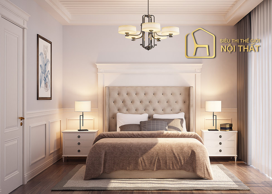 Hơi thở tân thời trong phong cách thiết kế nội thất châu Âu hiện đại 18 Không gian phòng ngủ châu Âu hiện đại hướng tới sự nhẹ nhàng và dịu mắ