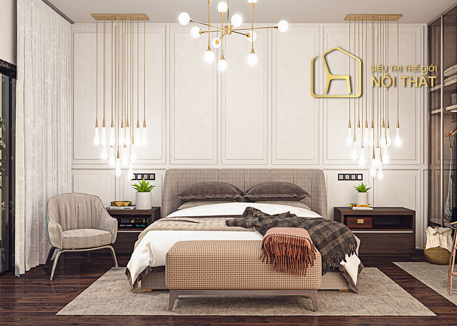 Hơi thở tân thời trong phong cách thiết kế nội thất châu Âu hiện đại 17 Nội thất châu Âu hiện đại cho phòng ngủ