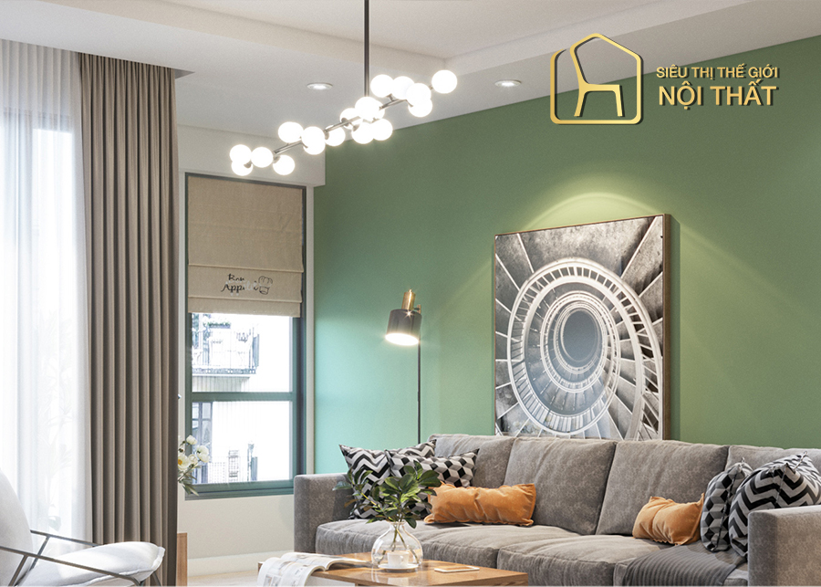 Thiết kế căn hộ phong cách Scandinavian đơn giản tinh tế và tiện nghi 15 Thiết kế nội thất căn hộ chung cư phong cách Scandinavian có gam màu sặc sỡ đa dạng.