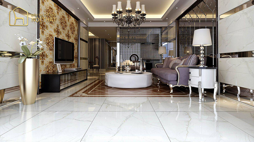 Gạch Trung Quốc Gạch Trung Quốc được tạo nên chủ yếu bằng bột đá nên cực chắc chắn giúp chống thấm nước hiệu quả