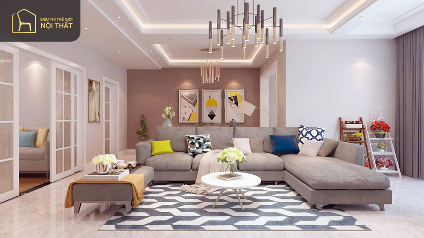 Bố trí đèn phòng khách đẹp và phù hợp sẽ tạo cho không gian căn phòng trở nên ấn tượng hơn Bố trí đèn phòng khách đẹp và phù hợp sẽ tạo cho không gian căn phòng trở nên ấn tượng hơn