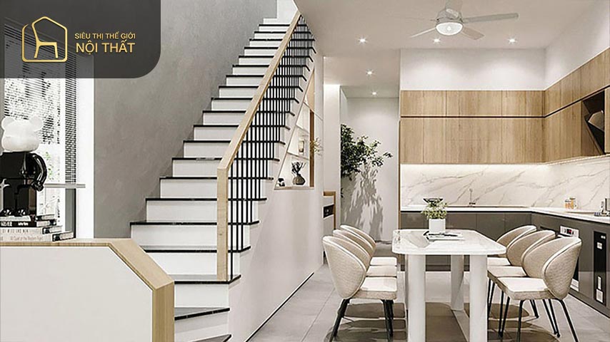 Nếu mẫu phòng khách đẹp có cầu thang hở ảnh hưởng đến quá trình dẫn khí lưu thông trong nhà Nếu mẫu phòng khách đẹp có cầu thang hở ảnh hưởng đến quá trình dẫn khí lưu thông trong nhà