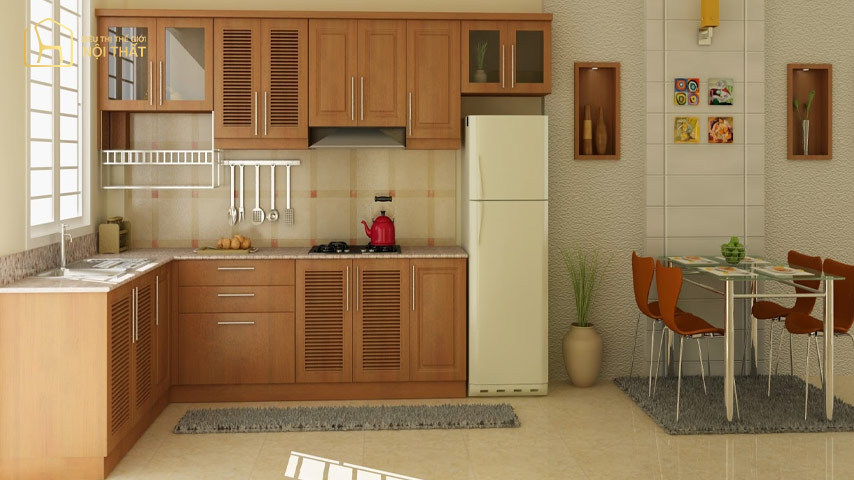 Nhà bếp nên được bố trí ở bên trong nhà