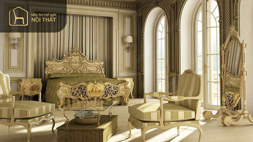 Thiết kế nội thất theo phong cách Rococo Luxury Thiết kế nội thất theo phong cách Rococo Luxury mang hơi thở quý tộc đem đến sự lộng lẫy xa hoa cho ngôi nhà