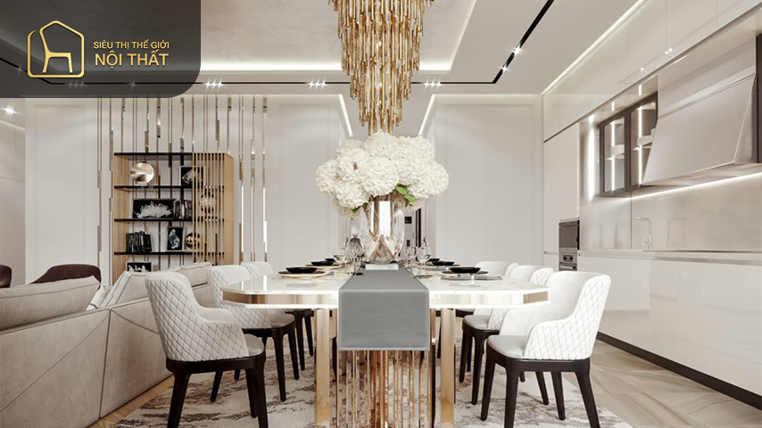 Đồ nội thất và trang trí được sử dụng trong phong cách luxury đều là hàng cao cấp Đồ nội thất và trang trí được sử dụng trong phong cách luxury đều là hàng cao cấp