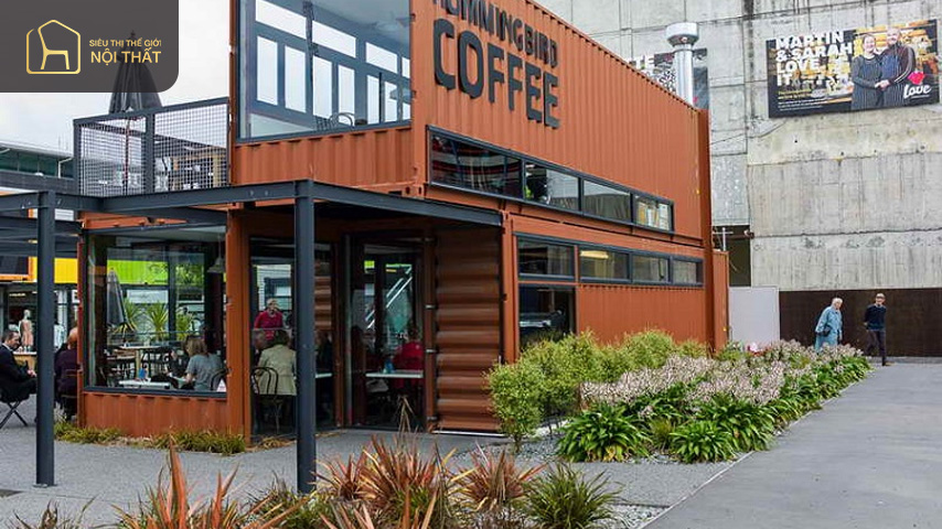 Top 5 mẫu thiết kế container cafe đang thịnh hành hiện nay 1 Quán cà phê container được hiểu như thế nào?