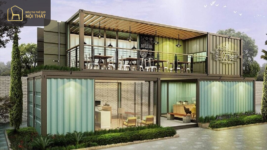 Top 5 mẫu thiết kế container cafe đang thịnh hành hiện nay 3 Thời gian thi công và lắp ráp container cà phê ngắn
