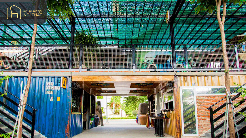 Top 5 mẫu thiết kế container cafe đang thịnh hành hiện nay 5 Quán cà phê container hoài cổ