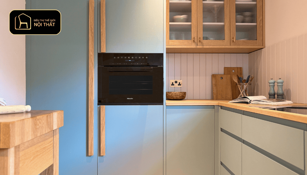 Mẫu tủ bếp cho nhà siêu nhỏ (Chữ I - 2m đến 3m)