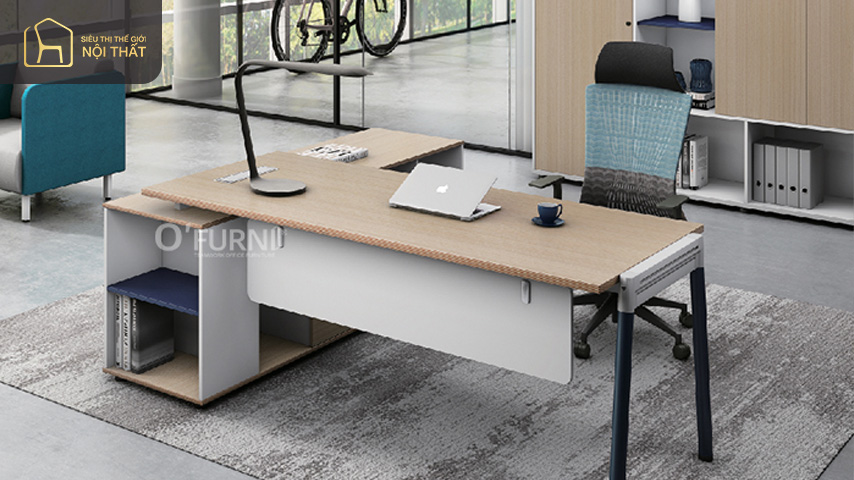 Top 30+ mẫu bàn làm việc đơn giản hot nhất 2023 13 Hình 13: Bàn Alum 3 (2490×1200) tinh tế