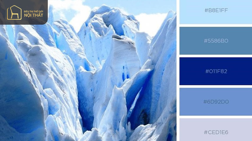 Màu pastel blue rất phổ biến Màu pastel blue rất phổ biến