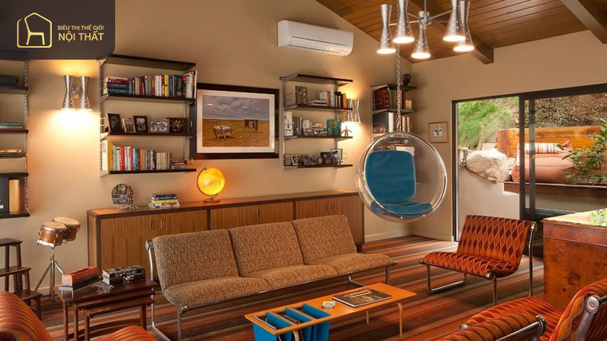 Phong cách Retro là sự ứng dụng xu hướng thiết kế của những năm 50, 60, 70 Phong cách Retro là sự ứng dụng xu hướng thiết kế của những năm 50, 60, 70