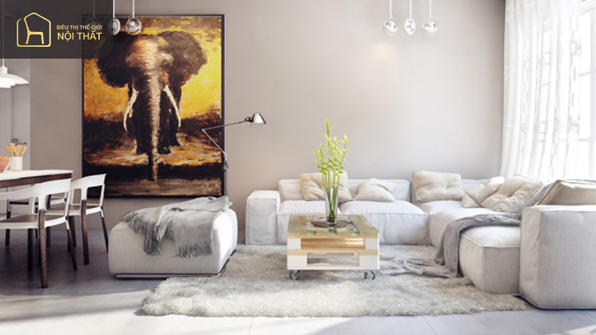 Màu sắc chủ đạo thường được sử dụng cho thiết kế đương đại là màu trung tính hoặc màu trắng Màu sắc chủ đạo thường được sử dụng cho thiết kế đương đại là màu trung tính hoặc màu trắng