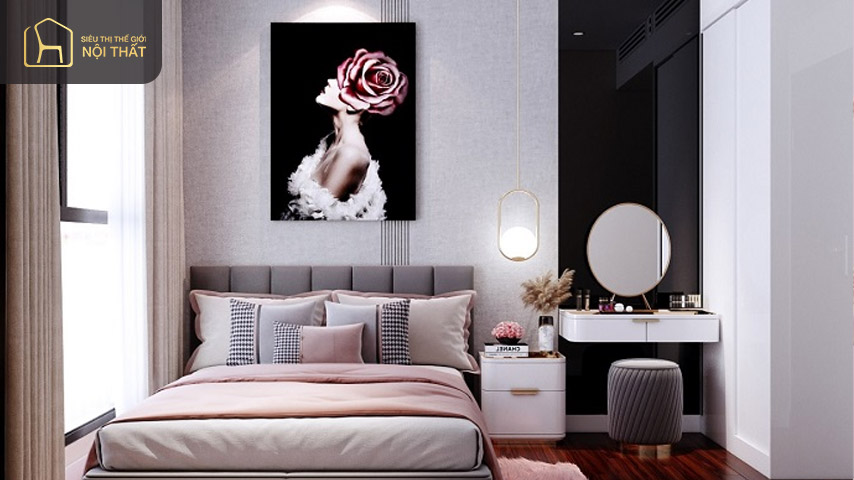 Top 15+ mẫu thiết kế phòng ngủ màu hồng tinh tế, nhẹ nhàng 24 Hạn chế sử dụng nội thất màu hồng đậm trong phòng ngủ
