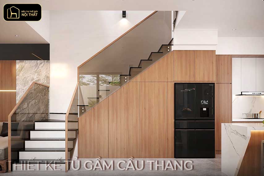 5 ý tưởng thiết kế tủ gầm cầu thang tiện ích đa năng 20 thiết kế tủ gầm cầu thang