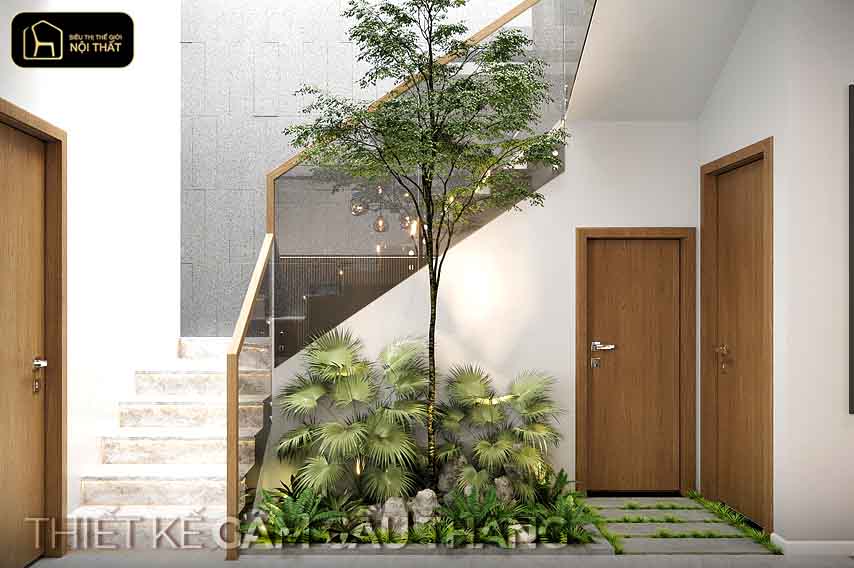 thiết kế tủ gầm cầu thang