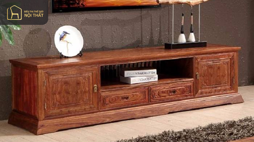 Kệ tivi gỗ tự nhiên gỗ hương