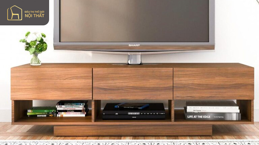 Kệ Tivi kiểu Nhật làm bằng gỗ xoan đào