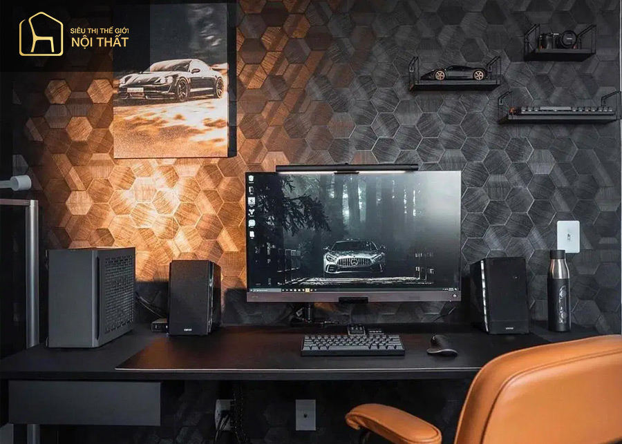 Mẫu background có giấy dán tường mộc mạc nhưng rất ấn tượng Mẫu background có giấy dán tường mộc mạc nhưng rất ấn tượng