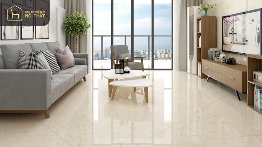 Gạch lát nền đẹp 80x80 giá tốt - Kiến tạo ngôi nhà bền đẹp 1 Gạch lát nền có kích thước chuẩn, phù hợp mọi thiết kế